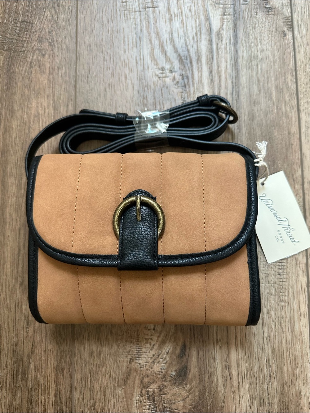 NWT! Universal Thread Women’s Purse, Camel and Black, Neutral, Classy, Handbag